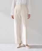 【イェッカ ヴェッカ/YECCA VECCA】のサイドベルテッドハイウエストパンツ Ivory|ID: prp329100004832859 ipo3291000000035192247