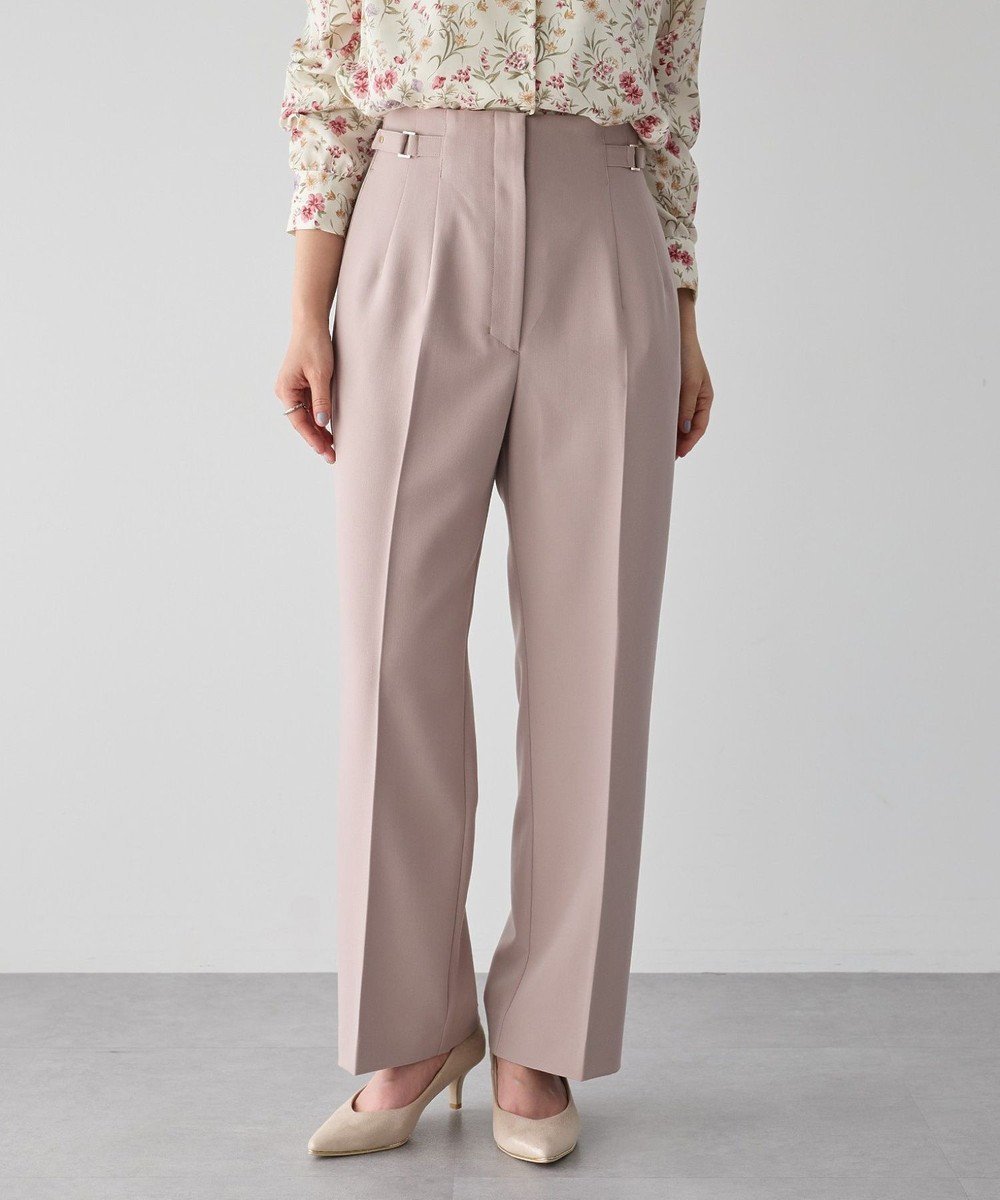 【イェッカ ヴェッカ/YECCA VECCA】のサイドベルテッドハイウエストパンツ インテリア・キッズ・メンズ・レディースファッション・服の通販 founy(ファニー) ファッション Fashion レディースファッション Fashion for Women パンツ Pants & Trousers ストレッチ Stretch, Stretchy Fabric センター Center, Center Line ポケット Pocket, Pocket Detail 夏 Summer 春 Spring S/S・春夏 SS, Spring/Summer, Warm Season Beige|ID: prp329100004832859 ipo3291000000035702400