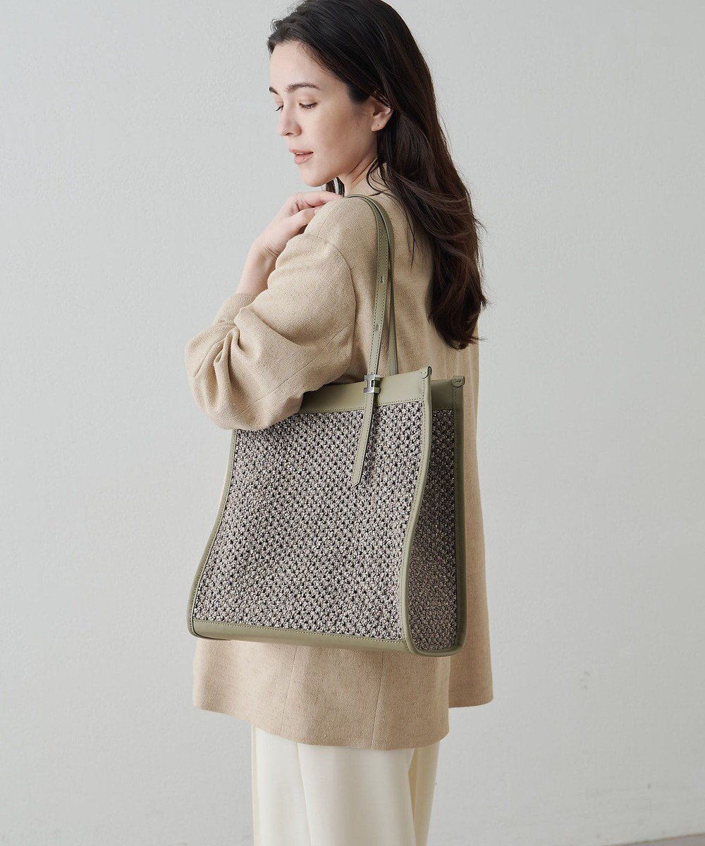 【イアクッチ/IACUCCI】のジュリエッタ RETE PAGLIA/RUGA インテリア・キッズ・メンズ・レディースファッション・服の通販 founy(ファニー) 　ファッション　Fashion　レディースファッション　Fashion for Women　バッグ　Bags　アクセサリー　Fashion Accessories　エレガント 上品　Elegant　シンプル　Simple, Minimal　スクエア　Square, Square Shape　マグネット　Magnet, Magnetic Closure　メタル　Metal, Metal Parts　メッシュ　Mesh, Net Fabric　ワンポイント　One Point, Statement Accent　S/S・春夏　SS, Spring/Summer, Warm Season　夏　Summer　ビジネス 仕事 通勤　Business / Work / Commuting　2026年　2026　ピスタチオ|ID: prp329100004832874 ipo3291000000035966569