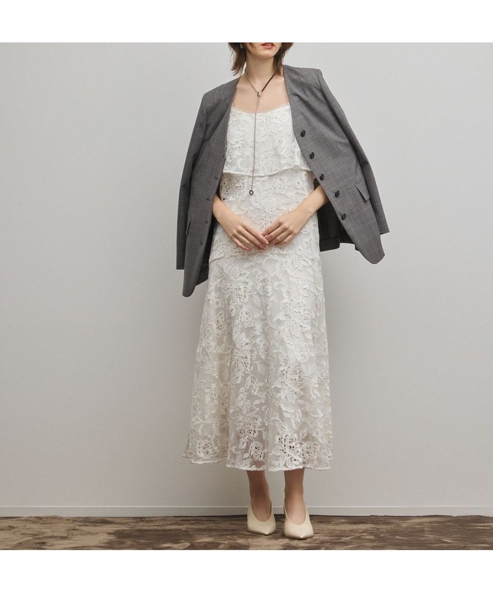 【グレース コンチネンタル/GRACE CONTINENTAL】のチュールレースロングワンピース 人気、トレンドファッション・服の通販 founy(ファニー) ファッション Fashion レディースファッション Fashion for Women ワンピース Dresses カーディガン Cardigan, Knitwear シアー Sheer, See-Through ジャケット Jacket, Outerwear チュール Tulip, Tulip Motif レース Lace, Lace Fabric ロマンティック Romantic, Feminine Style エレガント 上品 Elegant 夏 Summer 春 Spring S/S・春夏 SS, Spring/Summer, Warm Season other-1|ID: prp329100004832875 ipo3291000000035192295