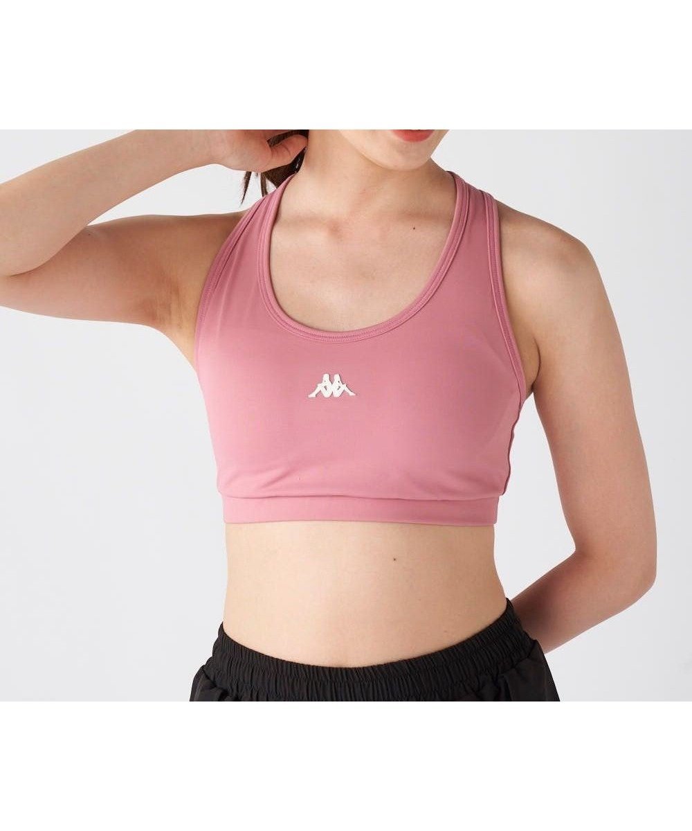 【その他のブランド/Other】の【Kappa】カップ/リフレクター付き フィットネス スポーツブラトップ インテリア・キッズ・メンズ・レディースファッション・服の通販 founy(ファニー) 　ファッション　Fashion　レディースファッション　Fashion for Women　スポーツウェア　Functional & Stylish Sportswear　スポーツ インナー　Sports Base Layer / Compression Wear　アンダー　Underwear Essentials　イタリア　Italy　インナー　Innerwear　サッカー　Seersucker, Summer Fabric　スタイリッシュ　Stylish, Fashionable　スポーツ　Sports, Activewear　人気　Popular, Best Seller　ハーフ　Half, Half-Length　フィット　Fit, Slim Fit　ランニング　Running, Running Wear, Activewear, Jogging　レギンス　Leggings, Stretch Pants　おすすめ　Recommended / Our Picks　ダークピンク|ID: prp329100004832883 ipo3291000000035192318