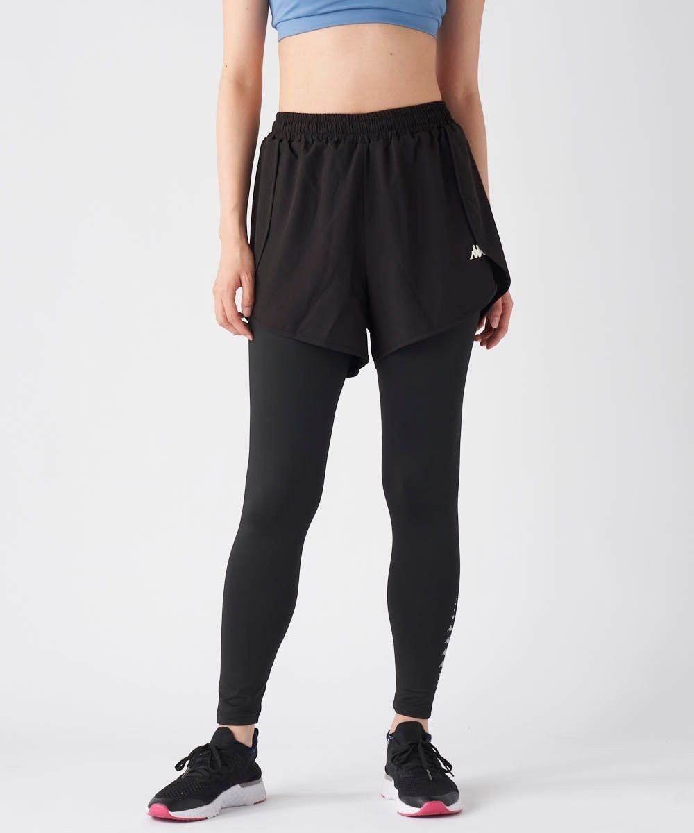 【その他のブランド/Other】の【Kappa】パンツドッキングレギンス 人気、トレンドファッション・服の通販 founy(ファニー) 　ファッション　Fashion　レディースファッション　Fashion for Women　パンツ　Pants & Trousers　レギンス　Leggings & Stretch Pants　レッグウェア・ストッキング　Legwear & Hosiery　イタリア　Italy　吸水　Absorbent, Quick-Dry　サッカー　Seersucker, Summer Fabric　ショート　Short, Short Length　スタイリッシュ　Stylish, Fashionable　ストレッチ　Stretch, Stretchy Fabric　スポーツ　Sports, Activewear　ドッキング　Docking, Mixed Material　人気　Popular, Best Seller　レギンス　Leggings, Stretch Pants　 other-1|ID: prp329100004832886 ipo3291000000035192327