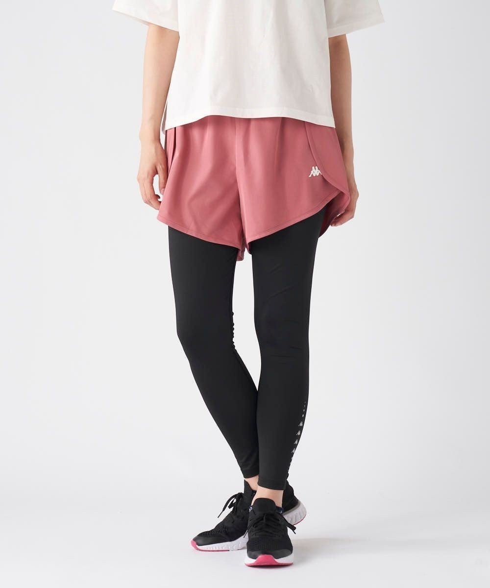 【その他のブランド/Other】の【Kappa】パンツドッキングレギンス インテリア・キッズ・メンズ・レディースファッション・服の通販 founy(ファニー) 　ファッション　Fashion　レディースファッション　Fashion for Women　パンツ　Pants & Trousers　レギンス　Leggings & Stretch Pants　レッグウェア・ストッキング　Legwear & Hosiery　イタリア　Italy　吸水　Absorbent, Quick-Dry　サッカー　Seersucker, Summer Fabric　ショート　Short, Short Length　スタイリッシュ　Stylish, Fashionable　ストレッチ　Stretch, Stretchy Fabric　スポーツ　Sports, Activewear　ドッキング　Docking, Mixed Material　人気　Popular, Best Seller　レギンス　Leggings, Stretch Pants　ダークピンク|ID: prp329100004832886 ipo3291000000035192330