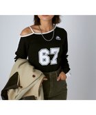 【その他のブランド/Other】の【Kappa】ショート丈 ナンバーロゴ 肩ストラップロンT 人気、トレンドファッション・服の通販 founy(ファニー) ファッション Fashion レディースファッション Fashion for Women トップス・カットソー Cut & Sew Tops シャツ・ブラウス・オフィスカジュアル Elegant Blouses & Button-Ups ロングTシャツ・Tシャツ Longline T-Shirts & Tees カットソー・ベーシックTシャツ Cut-and-Sewn Tops / Stretch Tees & Basics イタリア Italy カットソー Cut and Sewn Top サッカー Seersucker, Summer Fabric ショート Short, Short Length スタイリッシュ Stylish, Fashionable スポーツ Sports, Activewear フロント Front, Front Design ラップ Wrap, Wrap Design ワーク Workwear, Utility Style 人気 Popular, Best Seller A/W・秋冬 Autumn/Winter 長袖 Long Sleeve, Full Sleeve thumbnail ブラック|ID: prp329100004832895 ipo3291000000035702497