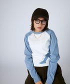 【その他のブランド/Other】の【Kappa】ショート丈 シルエットロゴ ラグランロンT 人気、トレンドファッション・服の通販 founy(ファニー) ファッション Fashion レディースファッション Fashion for Women トップス・カットソー Cut & Sew Tops シャツ・ブラウス・オフィスカジュアル Elegant Blouses & Button-Ups ロングTシャツ・Tシャツ Longline T-Shirts & Tees カットソー・ベーシックTシャツ Cut-and-Sewn Tops / Stretch Tees & Basics イタリア Italy インナー Innerwear カットソー Cut and Sewn Top サッカー Seersucker, Summer Fabric ショート Short, Short Length スタイリッシュ Stylish, Fashionable スポーツ Sports, Activewear 人気 Popular, Best Seller A/W・秋冬 Autumn/Winter thumbnail ブルー|ID: prp329100004832896 ipo3291000000035192378