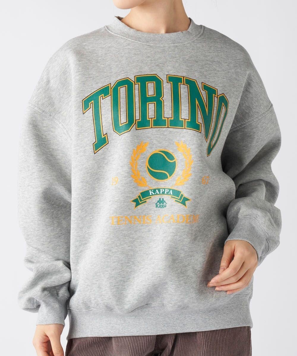 【その他のブランド/Other】の【Kappa】Tennis Clubデザイン ユニセックススウェット インテリア・キッズ・メンズ・レディースファッション・服の通販 founy(ファニー) 　ファッション　Fashion　レディースファッション　Fashion for Women　トップス・カットソー　Cut & Sew Tops　レディースパーカー・カジュアルフーディー　Casual Hoodies & Sweatshirts　スウェット・クルーネックトップス　Sweatshirts & Crewnecks / Relaxed Fit Sweat Tops　イタリア　Italy　グラフィック　Graphic, Graphic Design　コレクション　Collection, Seasonal Line　サッカー　Seersucker, Summer Fabric　スウェット / スエット　Sweatshirt, Sweatwear　スタイリッシュ　Stylish, Fashionable　スポーツ　Sports, Activewear　人気　Popular, Best Seller　パーカー　Hoodie, Parka　A/W・秋冬　Autumn/Winter　エレガント 上品　Elegant　グレー|ID: prp329100004832899 ipo3291000000035516729