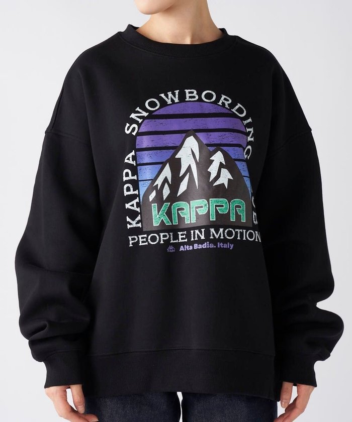 【その他のブランド/Other】の【Kappa】マウンテンデザイン ユニセックススウェット インテリア・キッズ・メンズ・レディースファッション・服の通販 founy(ファニー) https://founy.com/ ファッション Fashion レディースファッション Fashion for Women トップス・カットソー Cut & Sew Tops レディースパーカー・カジュアルフーディー Casual Hoodies & Sweatshirts スウェット・クルーネックトップス Sweatshirts & Crewnecks / Relaxed Fit Sweat Tops イタリア Italy グラフィック Graphic, Graphic Design コレクション Collection, Seasonal Line サッカー Seersucker, Summer Fabric スウェット / スエット Sweatshirt, Sweatwear スタイリッシュ Stylish, Fashionable スポーツ Sports, Activewear 人気 Popular, Best Seller パーカー Hoodie, Parka プリント Print, Printed Pattern A/W・秋冬 Autumn/Winter エレガント 上品 Elegant |ID: prp329100004832903 ipo3291000000035192414