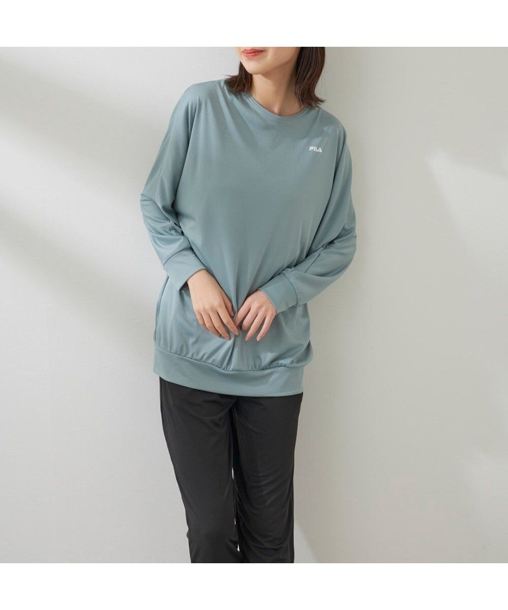【その他のブランド/Other】の【FILA】水陸両用フィットネスウェア 2点セット インテリア・キッズ・メンズ・レディースファッション・服の通販 founy(ファニー) ファッション Fashion レディースファッション Fashion for Women トップス・カットソー Cut & Sew Tops イタリア Italy 吸水 Absorbent, Quick-Dry シンプル Simple, Minimal スポーツ Sports, Activewear デニム Denim, Jeans Material 長袖 Long Sleeve, Full Sleeve ロング Long, Long-Length 楽ちん Easy Fit, Comfortable おすすめ Recommended / Our Picks ミント|ID: prp329100004832910 ipo3291000000035547224
