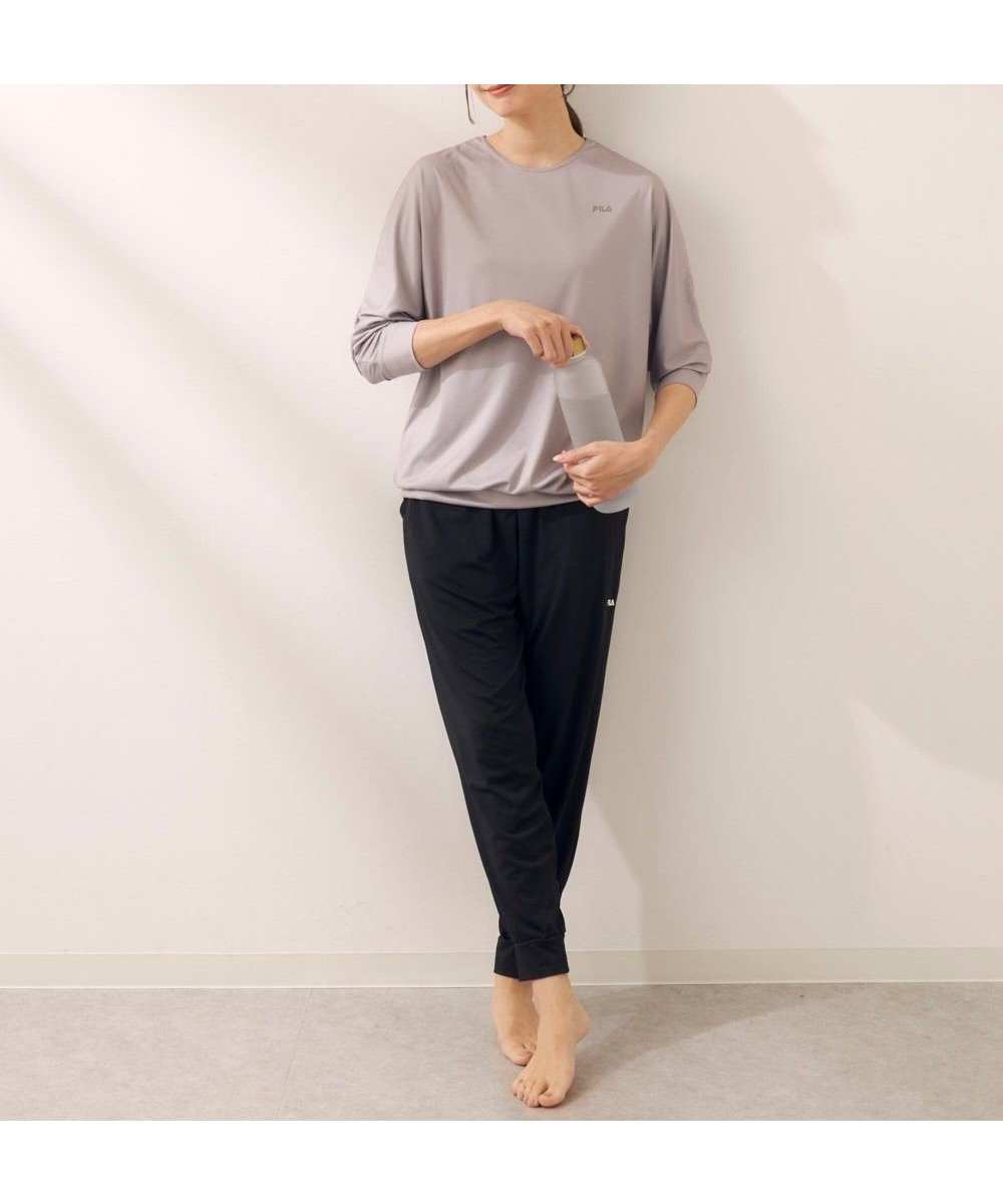 【その他のブランド/Other】の【FILA】水陸両用フィットネスウェア 2点セット インテリア・キッズ・メンズ・レディースファッション・服の通販 founy(ファニー) ファッション Fashion レディースファッション Fashion for Women トップス・カットソー Cut & Sew Tops イタリア Italy 吸水 Absorbent, Quick-Dry シンプル Simple, Minimal スポーツ Sports, Activewear デニム Denim, Jeans Material 長袖 Long Sleeve, Full Sleeve ロング Long, Long-Length 楽ちん Easy Fit, Comfortable おすすめ Recommended / Our Picks ベージュ|ID: prp329100004832910 ipo3291000000035547225