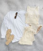 【その他のブランド/Other】の【ocean pacific】ラッシュガード付き水着4点セット タンキニデザイン アイボリー|ID: prp329100004832915 ipo3291000000035572033