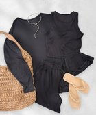 【その他のブランド/Other】の【ocean pacific】ラッシュガード付き水着4点セット タンキニデザイン ブラック|ID: prp329100004832915 ipo3291000000035572035