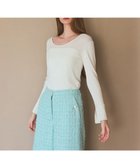 【グレース コンチネンタル/GRACE CONTINENTAL】の綿カシミヤインナートップ 人気、トレンドファッション・服の通販 founy(ファニー) ファッション Fashion レディースファッション Fashion for Women トップス・カットソー Cut & Sew Tops シャツ・ブラウス・オフィスカジュアル Elegant Blouses & Button-Ups ロングTシャツ・Tシャツ Longline T-Shirts & Tees カットソー・ベーシックTシャツ Cut-and-Sewn Tops / Stretch Tees & Basics インナー Innerwear カットソー Cut and Sewn Top コンパクト Compact, Small Size シンプル Simple, Minimal ジャケット Jacket, Outerwear デコルテ Décolleté, Neckline プレーン Plain, Simple ベーシック Basic, Essential 夏 Summer 定番 Standard, Basic Item 春 Spring S/S・春夏 SS, Spring/Summer, Warm Season thumbnail ホワイト|ID: prp329100004832929 ipo3291000000035702578