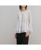 【グレース コンチネンタル/GRACE CONTINENTAL】のフレアカットトップ 人気、トレンドファッション・服の通販 founy(ファニー) ファッション Fashion レディースファッション Fashion for Women トップス・カットソー Cut & Sew Tops シャツ・ブラウス・オフィスカジュアル Elegant Blouses & Button-Ups ロングTシャツ・Tシャツ Longline T-Shirts & Tees カットソー・ベーシックTシャツ Cut-and-Sewn Tops / Stretch Tees & Basics 春 Spring カットソー Cut and Sewn Top ギャザー Gathered, Ruffled シアー Sheer, See-Through シンプル Simple, Minimal ティアード Tiered, Tiered Style トレンド Trend, Trending Now ドッキング Docking, Mixed Material フリル Frill, Ruffle ペプラム Peplum, Flared Hem S/S・春夏 SS, Spring/Summer, Warm Season おすすめ Recommended / Our Picks 夏 Summer thumbnail ホワイト|ID: prp329100004832930 ipo3291000000035192559