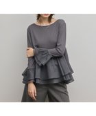 【グレース コンチネンタル/GRACE CONTINENTAL】のフレアカットトップ 人気、トレンドファッション・服の通販 founy(ファニー) ファッション Fashion レディースファッション Fashion for Women トップス・カットソー Cut & Sew Tops シャツ・ブラウス・オフィスカジュアル Elegant Blouses & Button-Ups ロングTシャツ・Tシャツ Longline T-Shirts & Tees カットソー・ベーシックTシャツ Cut-and-Sewn Tops / Stretch Tees & Basics 春 Spring カットソー Cut and Sewn Top ギャザー Gathered, Ruffled シアー Sheer, See-Through シンプル Simple, Minimal ティアード Tiered, Tiered Style トレンド Trend, Trending Now ドッキング Docking, Mixed Material フリル Frill, Ruffle ペプラム Peplum, Flared Hem S/S・春夏 SS, Spring/Summer, Warm Season おすすめ Recommended / Our Picks 夏 Summer thumbnail グレー|ID: prp329100004832930 ipo3291000000035192560