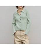 【グレース コンチネンタル/GRACE CONTINENTAL】のリブシャツニットトップ 人気、トレンドファッション・服の通販 founy(ファニー) ファッション Fashion レディースファッション Fashion for Women トップス・カットソー Cut & Sew Tops ニット Knit Tops & Sweaters シャツ・ブラウス・オフィスカジュアル Elegant Blouses & Button-Ups セーター Sweater, Knitwear エレガント 上品 Elegant 夏 Summer 定番 Standard, Basic Item 春 Spring S/S・春夏 SS, Spring/Summer, Warm Season thumbnail ライトグリーン|ID: prp329100004832931 ipo3291000000035192563