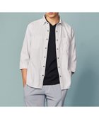 【ジョセフ アブード/JOSEPH ABBOUD / MEN】の【オーガニックコットン/サスティナブル】JOE COTTON プリッセリバー リバーシブル シャツ 人気、トレンドファッション・服の通販 founy(ファニー) ファッション Fashion メンズファッション Fashion for Men トップス・カットソー Cut & Sew Tops メンズシャツ Shirts サッカー Seersucker, Summer Fabric ドット Polka Dot, Dot Pattern リバーシブル Reversible, Two-Sided ワイヤー Wire, Wired Bra 夏 Summer 春 Spring S/S・春夏 SS, Spring/Summer, Warm Season thumbnail ホワイト系1|ID: prp329100004833751 ipo3291000000035202006