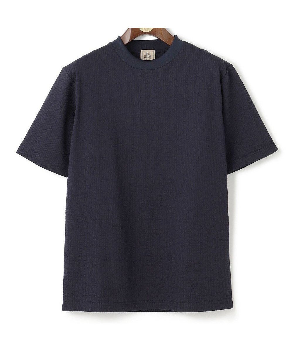 【ジェイ プレス/J.PRESS / MEN】の【WEB・一部店舗限定】サッカークルーネックTシャツ インテリア・キッズ・メンズ・レディースファッション・服の通販 founy(ファニー) 　ファッション　Fashion　メンズファッション　Fashion for Men　トップス・カットソー　Cut & Sew Tops　メンズシャツ　Shirts　春　Spring　カットソー　Cut and Sewn Top　サッカー　Seersucker, Summer Fabric　ショーツ　Shorts, Short Pants　シンプル　Simple, Minimal　ストレッチ　Stretch, Stretchy Fabric　スラックス　Slacks, Dress Pants　デニム　Denim, Jeans Material　ボックス　Boxy, Box Shape　リラックス　Relax, Relaxed Fit　S/S・春夏　SS, Spring/Summer, Warm Season　夏　Summer　ネイビー系|ID: prp329100004833752 ipo3291000000035202011