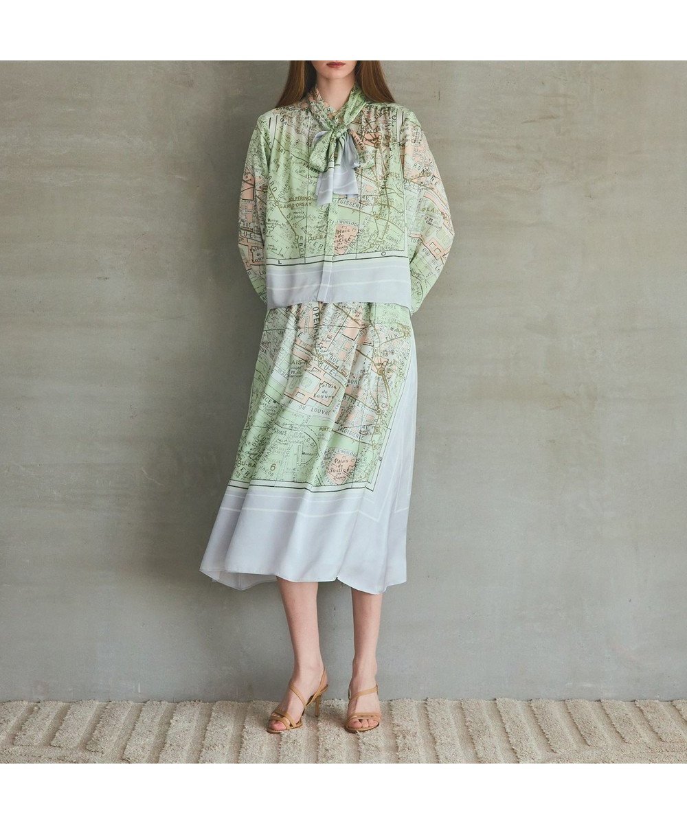 【グレース コンチネンタル/GRACE CONTINENTAL】のパリスカーフプリントスカート 人気、トレンドファッション・服の通販 founy(ファニー) 　ファッション　Fashion　レディースファッション　Fashion for Women　スカート　Skirts　ツイル　Twist, Twisted Detail　パターン　Pattern, Design Print　プリント　Print, Printed Pattern　夏　Summer　春　Spring　S/S・春夏　SS, Spring/Summer, Warm Season　 other-1|ID: prp329100004833763 ipo3291000000035202058