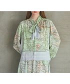 【グレース コンチネンタル/GRACE CONTINENTAL】のパリスカーフプリントブラウス 人気、トレンドファッション・服の通販 founy(ファニー) ファッション Fashion レディースファッション Fashion for Women トップス・カットソー Cut & Sew Tops シャツ・ブラウス・オフィスカジュアル Elegant Blouses & Button-Ups ツイル Twist, Twisted Detail パターン Pattern, Design Print プリント Print, Printed Pattern 夏 Summer 春 Spring S/S・春夏 SS, Spring/Summer, Warm Season thumbnail グレー|ID: prp329100004833764 ipo3291000000035202062