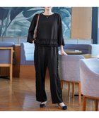 【ティアクラッセ/Tiaclasse】の【ブラウス×パンツ2点セット】フリルデザインセットアップ 人気、トレンドファッション・服の通販 founy(ファニー) ファッション Fashion レディースファッション Fashion for Women セットアップ Matching Sets レディースパンツ・ボトムス Pants & Trousers / Bottoms セットアップ Set-Up, Coordinated Outfit フリル Frill, Ruffle フレア Flare, Flared ポケット Pocket, Pocket Detail 楽ちん Easy Fit, Comfortable A/W・秋冬 Autumn/Winter S/S・春夏 SS, Spring/Summer, Warm Season おすすめ Recommended / Our Picks 夏 Summer エレガント 上品 Elegant ビジネス 仕事 通勤 Business / Work / Commuting thumbnail ブラック|ID: prp329100004833770 ipo3291000000035202085