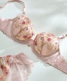 【ウンナナクール/une nana cool】のバックスタイルまでかわいい Steppe Flower ワイヤーブラ スモークピンク|ID: prp329100004833774 ipo3291000000035702745