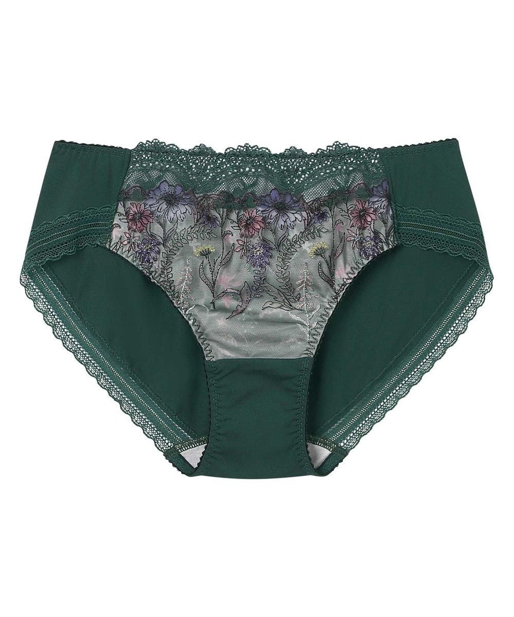 【ウンナナクール/une nana cool】のSteppe Flower ショーツ インテリア・キッズ・メンズ・レディースファッション・服の通販 founy(ファニー) ファッション Fashion レディースファッション Fashion for Women なめらか Smooth, Silky Texture アンダー Underwear Essentials ショーツ Shorts, Short Pants フィット Fit, Slim Fit レース Lace, Lace Fabric ダークグリーン|ID: prp329100004833776 ipo3291000000035329061