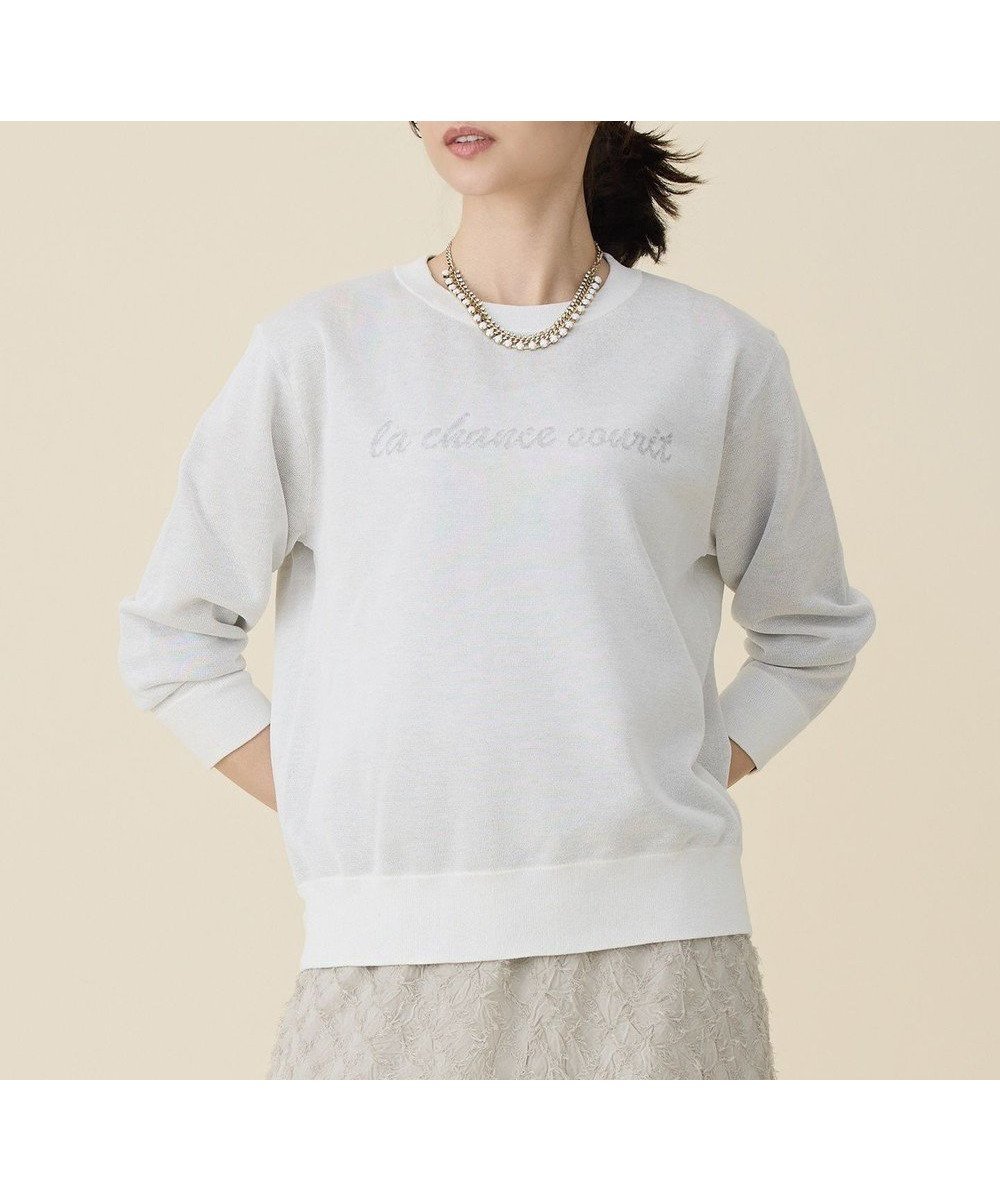 【自由区/JIYU-KU】のグラフィックジャカード ニット 人気、トレンドファッション・服の通販 founy(ファニー) 　ファッション　Fashion　レディースファッション　Fashion for Women　トップス・カットソー　Cut & Sew Tops　ニット　Knit Tops & Sweaters　グラフィック　Graphic, Graphic Design　シアー　Sheer, See-Through　シンプル　Simple, Minimal　ジャカード／ジャガード　Jacquard, Woven Pattern　セーター　Sweater, Knitwear　トレンド　Trend, Trending Now　夏　Summer　春　Spring　S/S・春夏　SS, Spring/Summer, Warm Season　 other-1|ID: prp329100004833781 ipo3291000000035202122