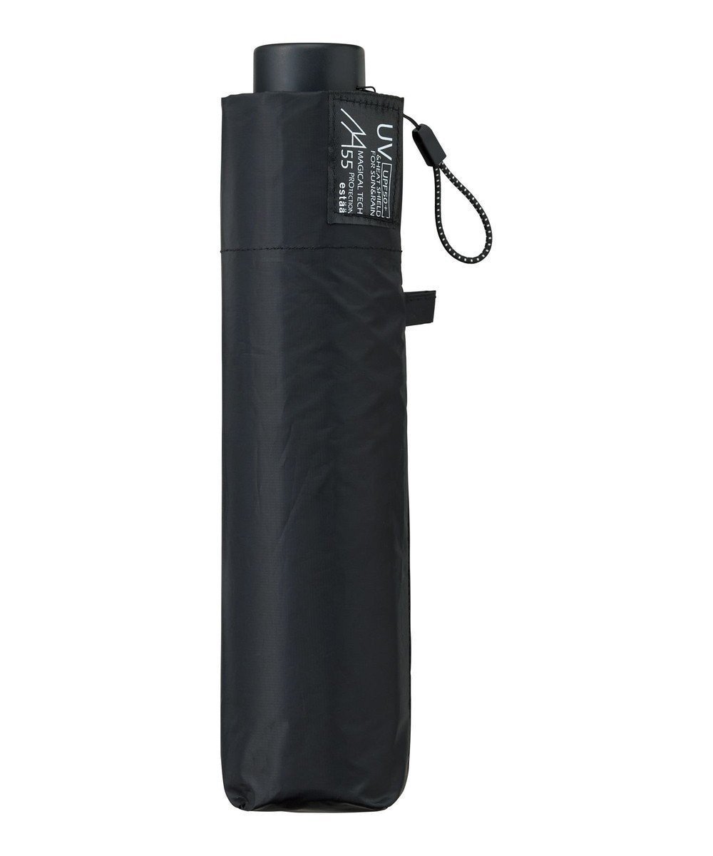 【ムーンバット/MOONBAT】の【遮光100%/超軽量/耐久性】マジで軽い傘 晴雨兼用 折りたたみ日傘 マジカルテックプロテクション Tough 12 rib 55cm インテリア・キッズ・メンズ・レディースファッション・服の通販 founy(ファニー) 　ファッションモデル・俳優・女優　Models　女性　Women　本田翼　Honda Tsubasa　ファッション　Fashion　レディースファッション　Fashion for Women　レイングッズ・傘・晴雨兼用傘　Umbrellas & Rain Gear　傘　Umbrella, Parasol　軽量　Lightweight, Ultra Light　ハンド　Hand, Handmade　日傘　Parasol, UV Umbrella　ブラック|ID: prp329100004833782 ipo3291000000035202128