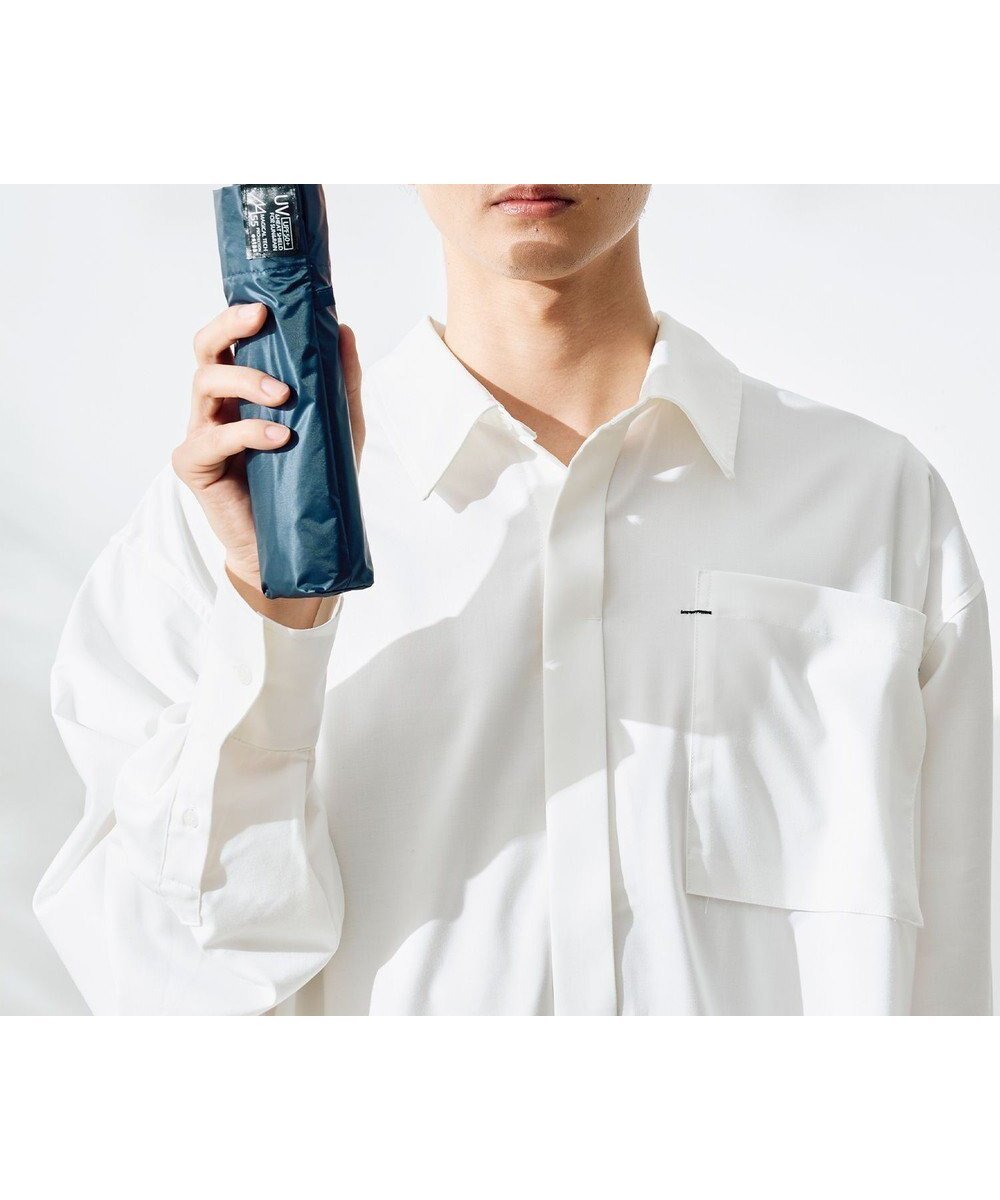 【ムーンバット/MOONBAT】の【遮光100%/超軽量/耐久性】マジで軽い傘 晴雨兼用 折りたたみ日傘 マジカルテックプロテクション Tough 12 rib 55cm インテリア・キッズ・メンズ・レディースファッション・服の通販 founy(ファニー) 　ファッションモデル・俳優・女優　Models　女性　Women　本田翼　Honda Tsubasa　ファッション　Fashion　レディースファッション　Fashion for Women　レイングッズ・傘・晴雨兼用傘　Umbrellas & Rain Gear　コーティング　Coating, Coated Finish　傘　Umbrella, Parasol　軽量　Lightweight, Ultra Light　ハンド　Hand, Handmade　日傘　Parasol, UV Umbrella　ディープブルー|ID: prp329100004833782 ipo3291000000035702779