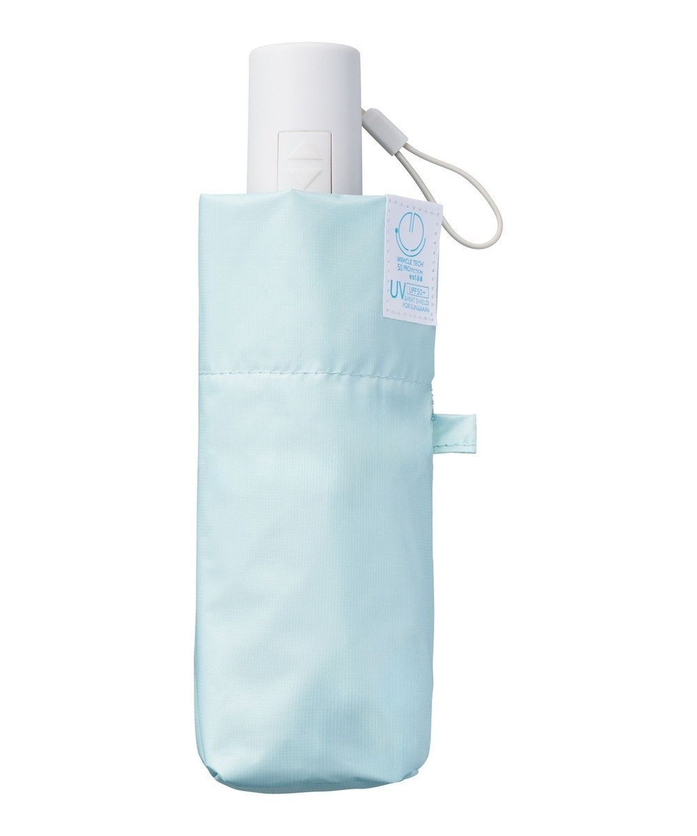 【ムーンバット/MOONBAT】の【超コンパクト/自動開閉/晴雨兼用】Miracle Tech Protection(ミラクルテック プロテクション) 折りたたみ傘 プレーン 50cm インテリア・キッズ・メンズ・レディースファッション・服の通販 founy(ファニー) 　ファッションモデル・俳優・女優　Models　女性　Women　本田翼　Honda Tsubasa　ファッション　Fashion　レディースファッション　Fashion for Women　レイングッズ・傘・晴雨兼用傘　Umbrellas & Rain Gear　コンパクト　Compact, Small Size　コーティング　Coating, Coated Finish　傘　Umbrella, Parasol　軽量　Lightweight, Ultra Light　ハンド　Hand, Handmade　プレーン　Plain, Simple　日傘　Parasol, UV Umbrella　ライトグリーン|ID: prp329100004833785 ipo3291000000035202154