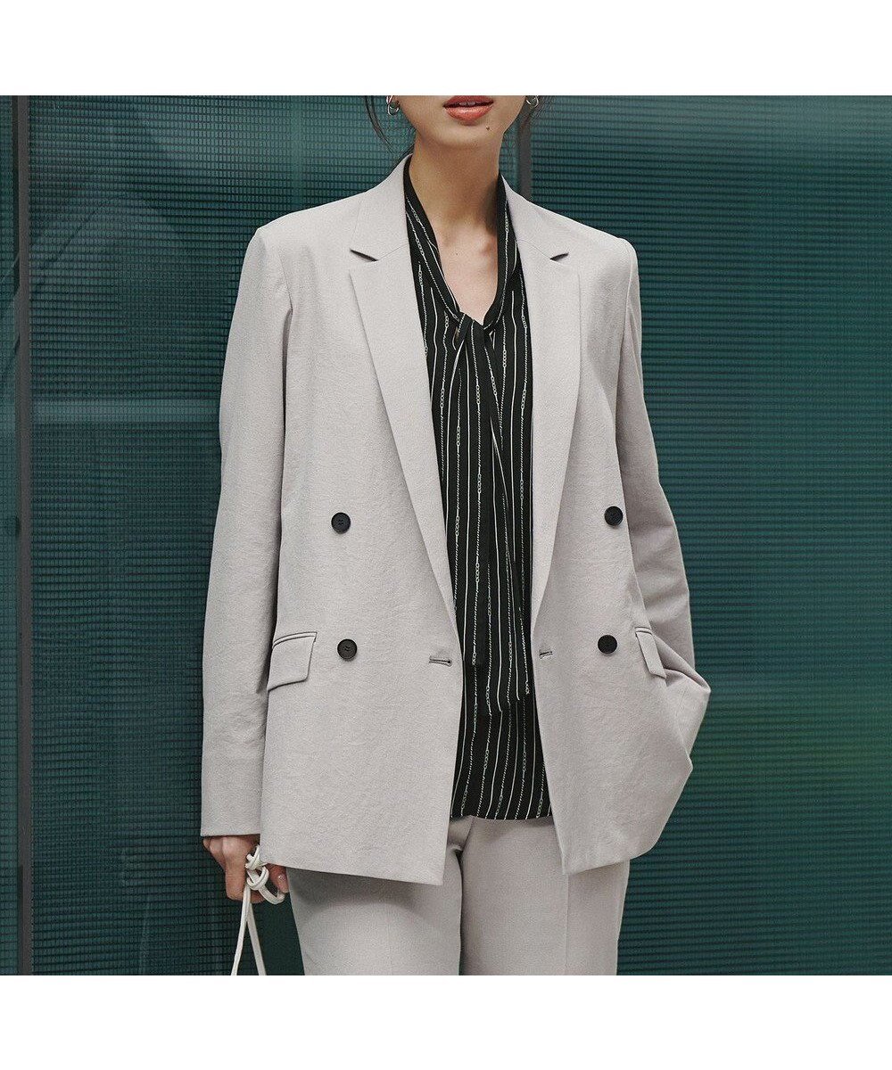 【アイシービー/iCB】のLooseWeave ダブルブレストジャケット 人気、トレンドファッション・服の通販 founy(ファニー) 　雑誌掲載アイテム　Magazine Picks & Fashion Features　ファッション雑誌　Fashion Magazines　クラッシィ　CLASSY.　ファッション　Fashion　レディースファッション　Fashion for Women　アウター　Coat / Outerwear Collection　レディースジャケット・軽アウター　Jackets　テーラードジャケット / 通勤・きれいめスタイル　Tailored Jackets & Blazers　春　Spring　洗える　Machine Washable　4月号　April Issue　ジャケット　Jacket, Outerwear　ストレッチ　Stretch, Stretchy Fabric　セットアップ　Set-Up, Coordinated Outfit　雑誌　Magazine, Fashion Magazine　定番　Standard, Basic Item　ワイド　Wide, Wide Fit　S/S・春夏　SS, Spring/Summer, Warm Season　おすすめ　Recommended / Our Picks　夏　Summer　エレガント 上品　Elegant　セレモニー　Ceremony　ビジネス 仕事 通勤　Business / Work / Commuting　2026年　2026　 other-1|ID: prp329100004833788 ipo3291000000035482524