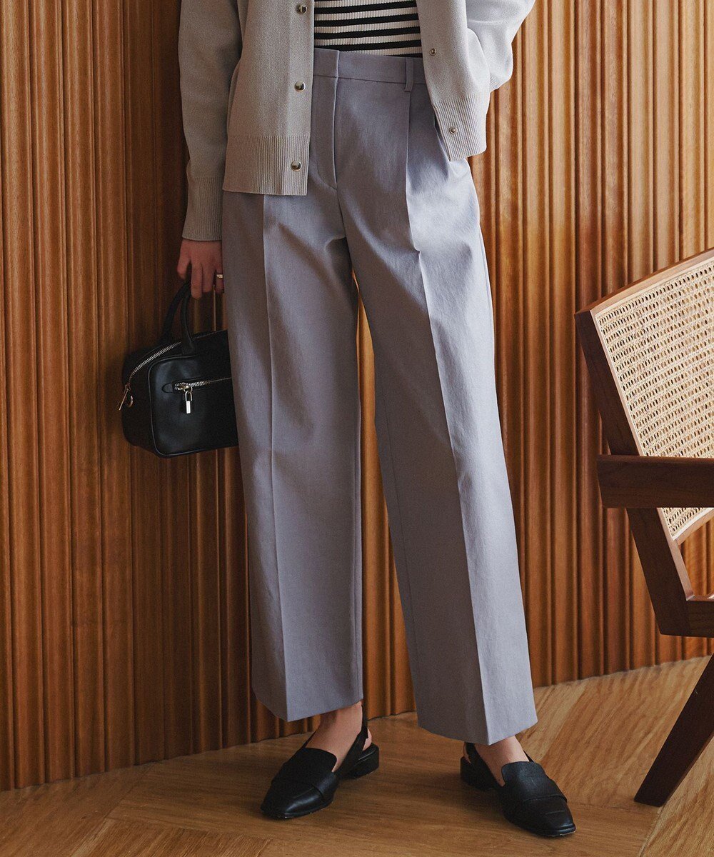 【アイシービー/iCB】のLooseWeave ワイドパンツ インテリア・キッズ・メンズ・レディースファッション・服の通販 founy(ファニー) 　雑誌掲載アイテム　Magazine Picks & Fashion Features　ファッション雑誌　Fashion Magazines　クラッシィ　CLASSY.　ファッション　Fashion　レディースファッション　Fashion for Women　パンツ　Pants & Trousers　春　Spring　洗える　Machine Washable　4月号　April Issue　ジャケット　Jacket, Outerwear　ストレッチ　Stretch, Stretchy Fabric　スマート　Smart, Elegant　セットアップ　Set-Up, Coordinated Outfit　雑誌　Magazine, Fashion Magazine　フォルム　Silhouette, Form　ワイド　Wide, Wide Fit　S/S・春夏　SS, Spring/Summer, Warm Season　おすすめ　Recommended / Our Picks　夏　Summer　エレガント 上品　Elegant　2026年　2026　スモーキーサックス|ID: prp329100004833790 ipo3291000000035650124