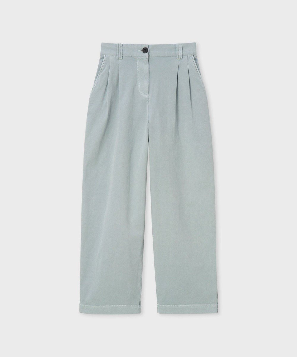 【ポール スミス/Paul Smith】の2タック コットンパンツ 人気、トレンドファッション・服の通販 founy(ファニー) 　ファッション　Fashion　レディースファッション　Fashion for Women　パンツ　Pants & Trousers　ジャケット　Jacket, Outerwear　フロント　Front, Front Design　リラックス　Relax, Relaxed Fit　エレガント 上品　Elegant　夏　Summer　S/S・春夏　SS, Spring/Summer, Warm Season　A/W・秋冬　Autumn/Winter　 other-1|ID: prp329100004833797 ipo3291000000035202187