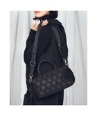 【ミヤビヤ/MIYABIYA】の【撥水加工】篭目大柄エンボスボンディングミニボストン 人気、トレンドファッション・服の通販 founy(ファニー) ファッション Fashion レディースファッション Fashion for Women ショルダー Shoulder, Shoulder Strap パターン Pattern, Design Print フォルム Silhouette, Form ボストン Boston ボストンバッグ Boston Bag, Retro Bag ポケット Pocket, Pocket Detail モチーフ Motif, Design Theme thumbnail ブラック|ID: prp329100004833802 ipo3291000000035202202