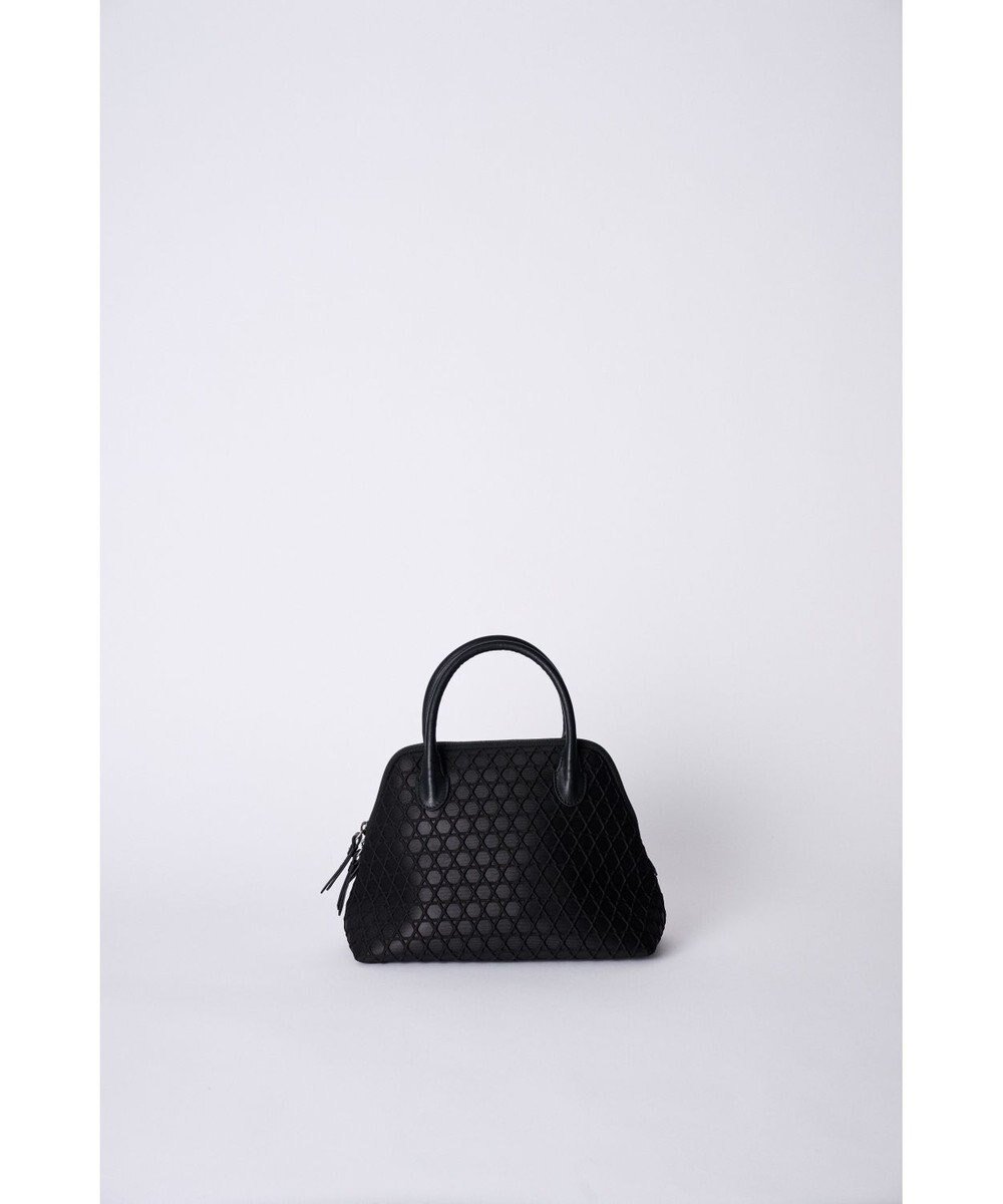 【ミヤビヤ/MIYABIYA】の【撥水加工】篭目柄エンボスボンディングブガッティ インテリア・キッズ・メンズ・レディースファッション・服の通販 founy(ファニー) 　ファッション　Fashion　レディースファッション　Fashion for Women　クラシック　Classic, Timeless Style　スマート　Smart, Elegant　トレンド　Trend, Trending Now　バランス　Balance, Style Balance　パターン　Pattern, Design Print　フォルム　Silhouette, Form　ポケット　Pocket, Pocket Detail　モダン　Modern, Contemporary　ブラック|ID: prp329100004833804 ipo3291000000035202209