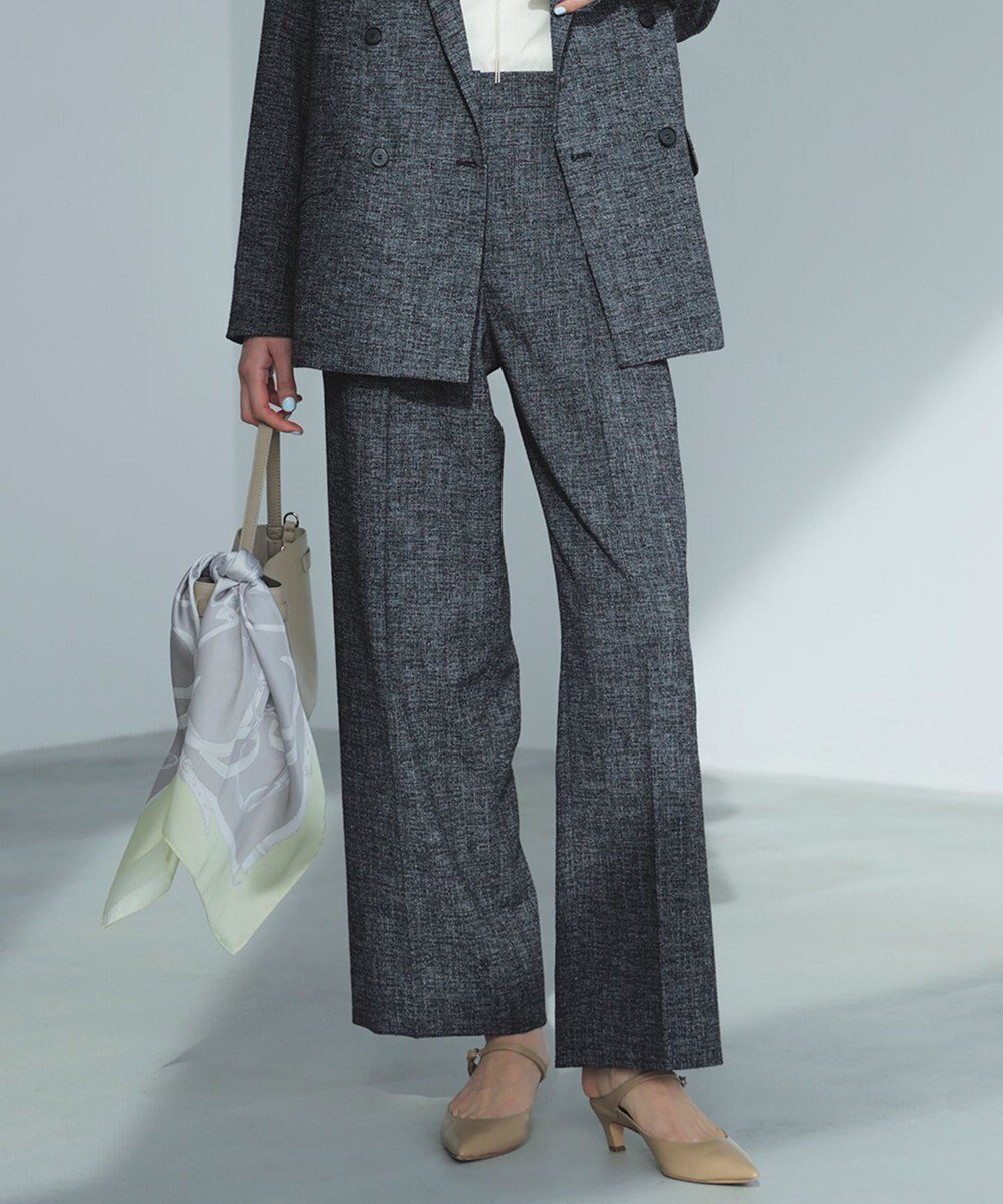 【アイシービー/iCB】のミックスブッチャー ワイドパンツ 人気、トレンドファッション・服の通販 founy(ファニー) 　ファッション　Fashion　レディースファッション　Fashion for Women　パンツ　Pants & Trousers　春　Spring　ジャケット　Jacket, Outerwear　ストレッチ　Stretch, Stretchy Fabric　スマート　Smart, Elegant　セットアップ　Set-Up, Coordinated Outfit　フォルム　Silhouette, Form　ミックス　Mix, Mixed Style　ワイド　Wide, Wide Fit　S/S・春夏　SS, Spring/Summer, Warm Season　おすすめ　Recommended / Our Picks　夏　Summer　ビジネス 仕事 通勤　Business / Work / Commuting　2026年　2026　 other-1|ID: prp329100004833807 ipo3291000000035996836