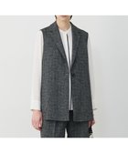 【アイシービー/iCB】のミックスブッチャー バックスリットジレ 人気、トレンドファッション・服の通販 founy(ファニー) ファッション Fashion レディースファッション Fashion for Women アウター Coat / Outerwear Collection トップス・カットソー Cut & Sew Tops ベスト&ジレ / 重ね着スタイル Vests & Gilets 春 Spring カットソー Cut and Sewn Top シンプル Simple, Minimal ストレッチ Stretch, Stretchy Fabric スリット Slit, Slit Detail セットアップ Set-Up, Coordinated Outfit フロント Front, Front Design ベスト Vest, Waistcoat ミックス Mix, Mixed Style ワイド Wide, Wide Fit S/S・春夏 SS, Spring/Summer, Warm Season おすすめ Recommended / Our Picks 夏 Summer 2026年 2026 thumbnail ブラック×オフホワイト|ID: prp329100004833808 ipo3291000000035202223