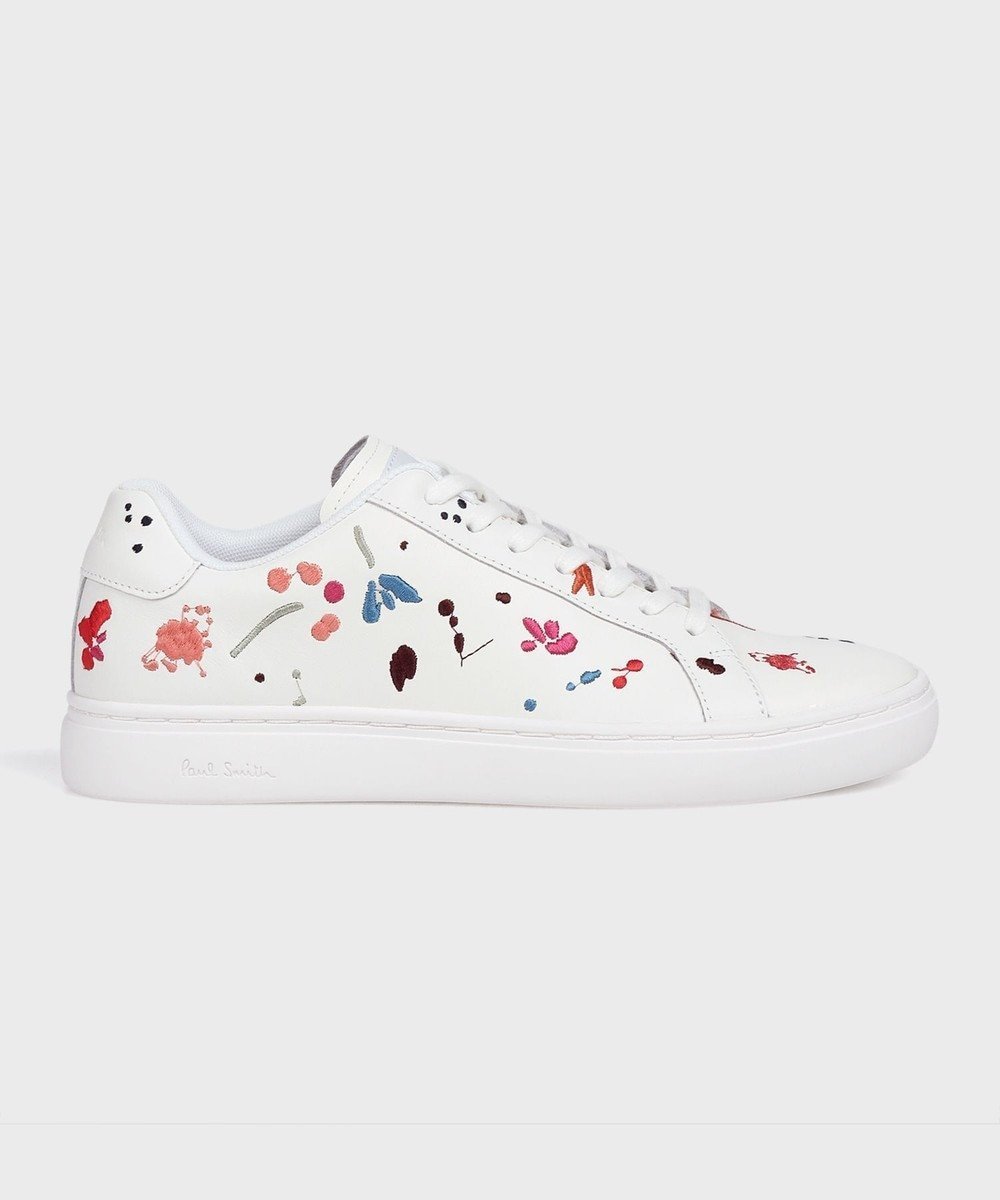【ポール スミス/Paul Smith】のペイントスプラッシュ スニーカー インテリア・キッズ・メンズ・レディースファッション・服の通販 founy(ファニー) 　ファッション　Fashion　レディースファッション　Fashion for Women　インソール　Shoe Insole　キャンバス　Canvas, Canvas Fabric　シューズ　Shoes, Footwear　シンプル　Simple, Minimal　スニーカー　Sneakers, Trainers　オフホワイト|ID: prp329100004833812 ipo3291000000035202234