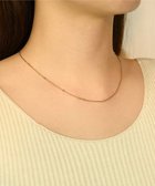 【ブランコトーキョー/blancotokyo】の【金属アレルギー対応】ボールチェーンネックレス Astra 人気、トレンドファッション・服の通販 founy(ファニー) ファッション Fashion レディースファッション Fashion for Women ジュエリー Jewelry ネックレス Necklaces & Pendants アクセサリー Fashion Accessories コーティング Coating, Coated Finish シンプル Simple, Minimal ネックレス Necklace, Pendant Necklace エレガント 上品 Elegant thumbnail ピンクゴールド|ID: prp329100004833817 ipo3291000000035202248