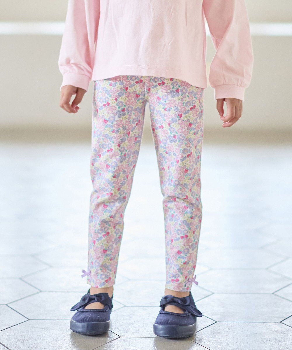 【エニィ/ANY / KIDS】の【Strawberry Collection】いちごレギンス インテリア・キッズ・メンズ・レディースファッション・服の通販 founy(ファニー) 　ファッション　Fashion　キッズファッション　Fashion for Kids　カーディガン　Cardigan, Knitwear　ストレッチ　Stretch, Stretchy Fabric　長袖　Long Sleeve, Full Sleeve　プリント　Print, Printed Pattern　ポケット　Pocket, Pocket Detail　ポシェット　Pochette, Mini Bag　ポーチ　Pouch, Small Case　モチーフ　Motif, Design Theme　無地　Plain, Solid Color　リボン　Ribbon, Bow　リュック　Backpack, Rucksack　レギンス　Leggings, Stretch Pants　ピンク|ID: prp329100004834457 ipo3291000000035702961