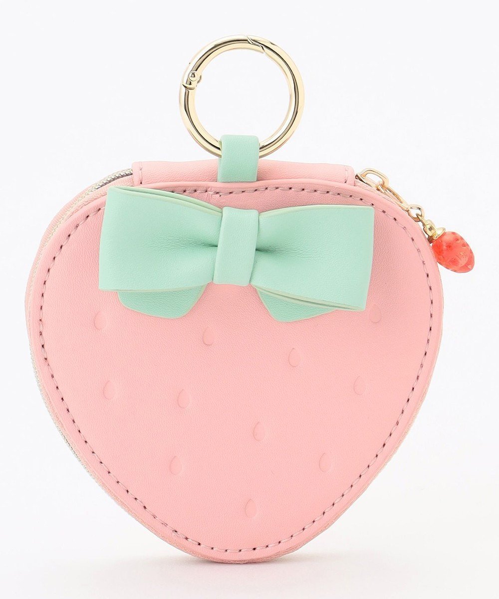 【エニィ/ANY / KIDS】の【Strawberry Collection】カラビナ付きいちごポーチ インテリア・キッズ・メンズ・レディースファッション・服の通販 founy(ファニー) 　ファッション　Fashion　キッズファッション　Fashion for Kids　カーディガン　Cardigan, Knitwear　ガーリー　Girly, Feminine Style　シンプル　Simple, Minimal　スマホ　Smartphone, Mobile Device　財布　Wallet, Purse　チャーム　Charm, Pendant　人気　Popular, Best Seller　長袖　Long Sleeve, Full Sleeve　プリント　Print, Printed Pattern　ボトム　Bottoms, Lower Wear　ポケット　Pocket, Pocket Detail　ポシェット　Pochette, Mini Bag　ポーチ　Pouch, Small Case　モチーフ　Motif, Design Theme　リップ　Lip, Lip Motif　リュック　Backpack, Rucksack　レギンス　Leggings, Stretch Pants　おすすめ　Recommended / Our Picks　ギフト プレゼント　Gift / Present　ピンク|ID: prp329100004834459 ipo3291000000035212472