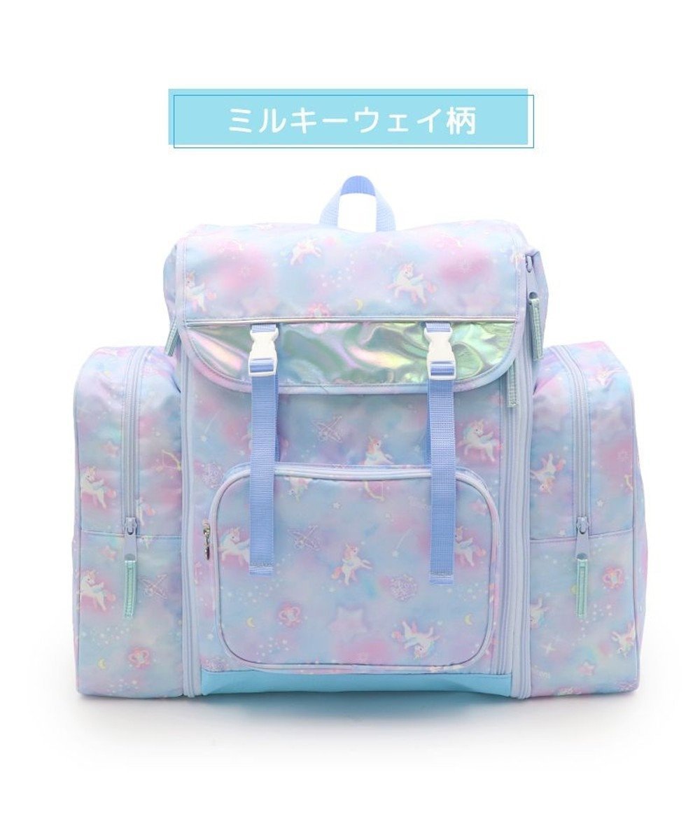 【マザーガーデン/Mother garden / KIDS】のマザーガーデン ユニコーン トラベル リュック 《ミルキーウェイ柄》 人気、トレンドファッション・服の通販 founy(ファニー) 　ファッション　Fashion　キッズファッション　Fashion for Kids　アウトドア　Outdoor Clothing　ガーデン　Garden, Gardening　デイパック　Daypack, Casual Backpack　トラベル　Travel, Travel Gear　パープル　Purple, Violet　リュック　Backpack, Rucksack　おすすめ　Recommended / Our Picks　旅行　Travel　クリスマス X'mas　Christmas / X'mas　ギフト プレゼント　Gift / Present　 other-1|ID: prp329100004834508 ipo3291000000035212590