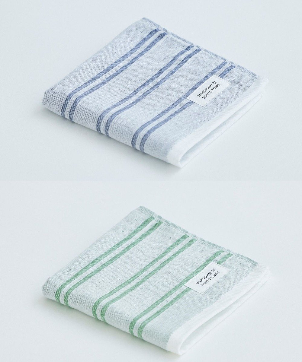 【その他のブランド/Other】のシマ ハンドタオル ダブル白地 2枚セット インテリア・キッズ・メンズ・レディースファッション・服の通販 founy(ファニー) 　タオル　Towel, Bath Towel　ダブル　Double, Double-Breasted　ハンカチ　Handkerchief, Hanky　ハンド　Hand, Handmade　リバーシブル　Reversible, Two-Sided　吸水　Absorbent, Quick-Dry　財布　Wallet, Purse　シャドウ/フォレスト|ID: prp329100004834529 ipo3291000000035212665