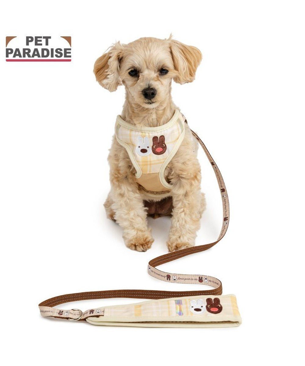 【ペットパラダイス/PET PARADISE / GOODS】のリサとガスパール ハーネス リード ナチュラル SS 小型犬 インテリア・キッズ・メンズ・レディースファッション・服の通販 founy(ファニー) 　イエロー　Yellow　パール　Pearl, Pearl Accent　犬　Dog　ホーム・キャンプ・アウトドア・お取り寄せ　Home Living / Home & Lifestyle / Camping Gear / Outdoor Camping　ペットグッズ　Pet Supplies　ベージュ|ID: prp329100004834548 ipo3291000000035212719
