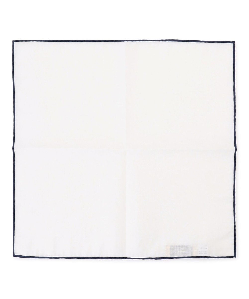 【ジェイ プレス/J.PRESS / MEN】の無地ヘムプリントリネン チーフ インテリア・キッズ・メンズ・レディースファッション・服の通販 founy(ファニー) 　ファッション　Fashion　メンズファッション　Fashion for Men　スーツ　Suit, Formalwear　リネン　Linen, Linen Fabric　日本製　Made In Japan　無地　Plain, Solid Color　ネイビー系|ID: prp329100004834583 ipo3291000000035212792