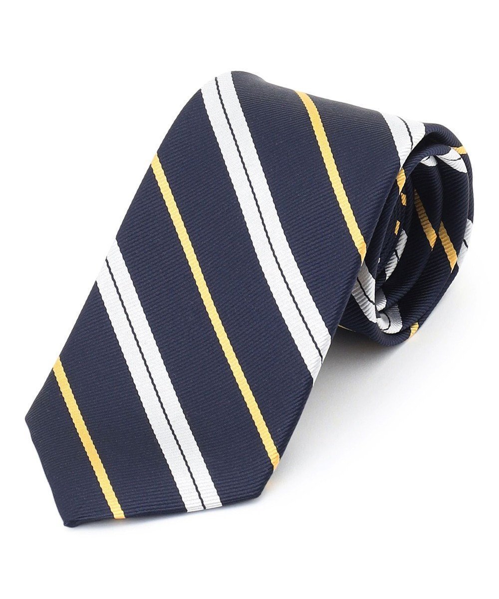 【ジェイ プレス/J.PRESS / MEN】の【定番】オーセンティックレジメンタル ネクタイ インテリア・キッズ・メンズ・レディースファッション・服の通販 founy(ファニー) 　ファッション　Fashion　メンズファッション　Fashion for Men　ストライプ　Stripe, Striped Pattern　スーツ　Suit, Formalwear　定番　Standard, Basic Item　帽子　Hat, Headwear　リボン　Ribbon, Bow　イエロー系1|ID: prp329100004834586 ipo3291000000035212801