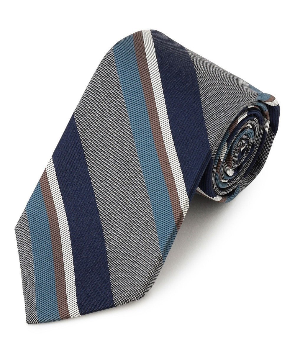 【ジェイ プレス/J.PRESS / MEN】の【STRUCTURE MIX COLLECTION】レジメンタル ネクタイ インテリア・キッズ・メンズ・レディースファッション・服の通販 founy(ファニー) 　ファッション　Fashion　メンズファッション　Fashion for Men　ジャケット　Jacket, Outerwear　ストライプ　Stripe, Striped Pattern　スーツ　Suit, Formalwear　グレー系2|ID: prp329100004834602 ipo3291000000035212859