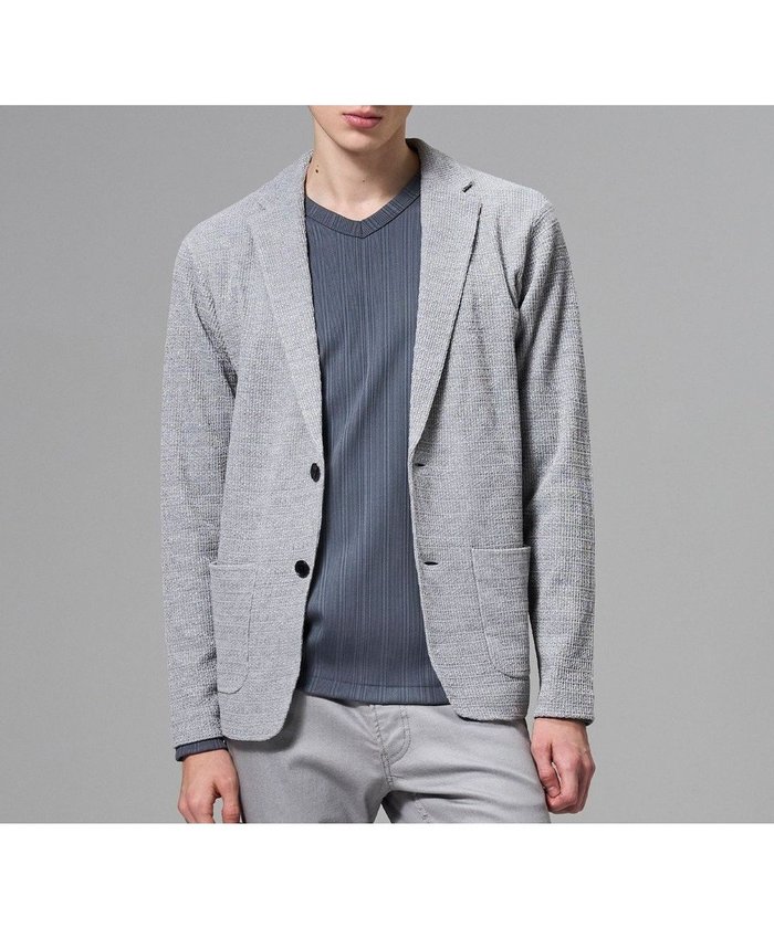 【ジョゼフ オム/JOSEPH HOMME / MEN】のドライコードムリネ ニットジャケット インテリア・キッズ・メンズ・レディースファッション・服の通販 founy(ファニー) https://founy.com/ ファッション Fashion メンズファッション Fashion for Men トップス・カットソー Cut & Sew Tops ニット・セーター / 定番トップス Knit Tops & Sweaters アクリル Acrylic Material カーディガン Cardigan, Knitwear シンプル Simple, Minimal ジャケット Jacket, Outerwear セーター Sweater, Knitwear パッチ Patch, Appliqué ポケット Pocket, Pocket Detail 夏 Summer 春 Spring S/S・春夏 SS, Spring/Summer, Warm Season |ID: prp329100004834606 ipo3291000000035212875