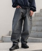 【ウィゴー/WEGO / MEN】のチェーン付きバルーンパンツ スミクロ|ID: prp329100004834608 ipo3291000000035212886