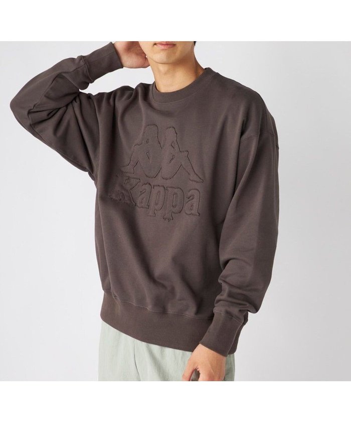 【その他のブランド/Other】の【Kappa】オーバーサイズ ヘビーウェイトクルースウェット インテリア・キッズ・メンズ・レディースファッション・服の通販 founy(ファニー) https://founy.com/ ファッション Fashion メンズファッション Fashion for Men トップス・カットソー Cut & Sew Tops イタリア Italy サッカー Seersucker, Summer Fabric スウェット / スエット Sweatshirt, Sweatwear スタイリッシュ Stylish, Fashionable スポーツ Sports, Activewear 定番 Standard, Basic Item 人気 Popular, Best Seller パッチワーク Patchwork, Mixed Fabric パーカー Hoodie, Parka A/W・秋冬 Autumn/Winter |ID: prp329100004834619 ipo3291000000035212951